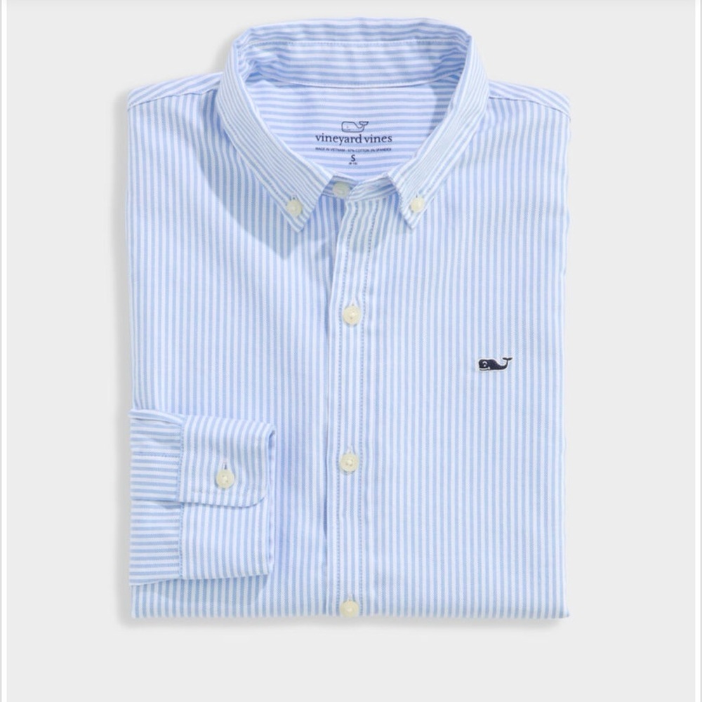 Vineyard Vines Boys Oxford Striped Shirt